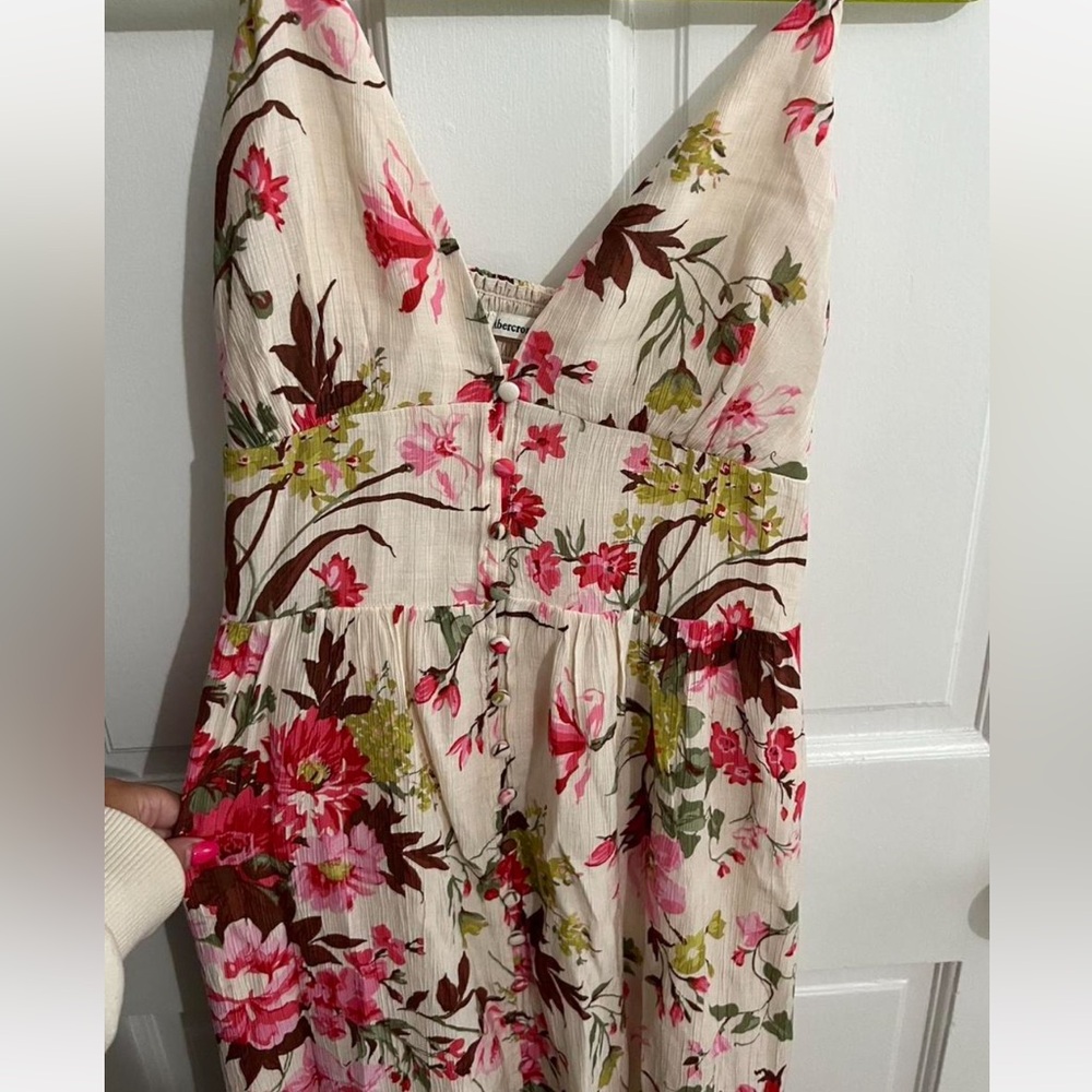 Floral V-Neck Dress